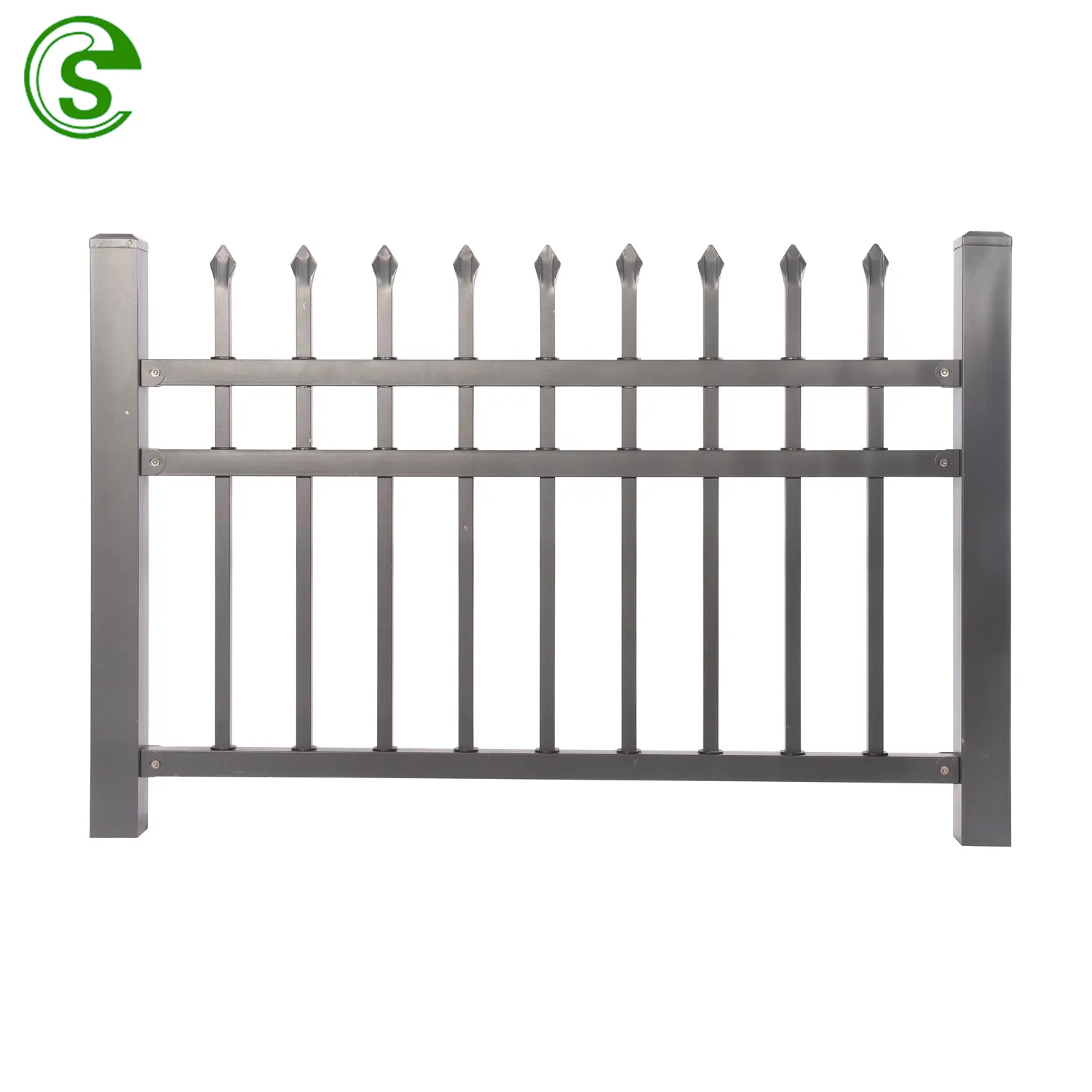 H Beam Galvanized Green Mild Tubular Solid Steel Heavy Duty Boundary Privacy White Fence Panels Posts For Sale