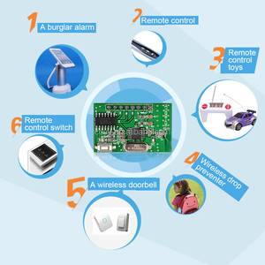 YET205B-630 supereterodina con-decoder piccolo ricevitore wireless DC3.3V 5V codice aperto RF ricevitore 315 433mhz ricevitore 100 metri - Product Image 6