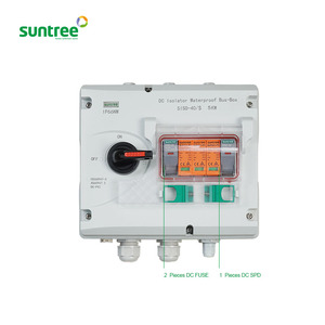Suntree/oem DC изолирующий переключатель ip66, пластиковая Водонепроницаемая электрическая распределительная коробка, комбайнер, солнечная коробка - Product Image 1