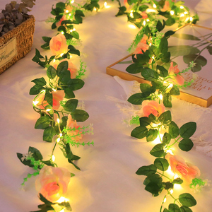 โรงงานขายส่ง Fairy Garland LED ม่านตกแต่งแสงดาวตกแต่งดอกไม้แสง string งานแต่งงาน - Product Image 6