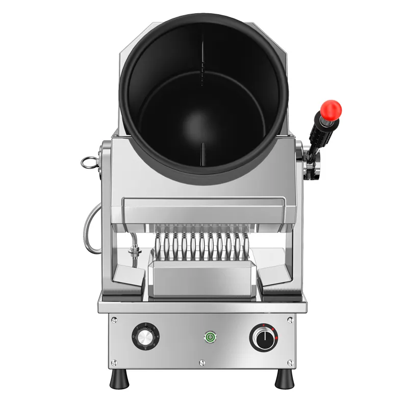 Dijual robot mesin nasi goreng listrik pabrik panci penghilang wajan mesin memasak otomatis induksi gas