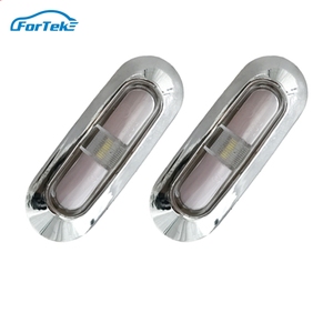 30xPCS/1xPack 12V LED yan işaret lambaları yeni Model Neon göstergesi Amber yeşil mavi beyaz krom sinyal kamyon römork RV için - Product Image 4