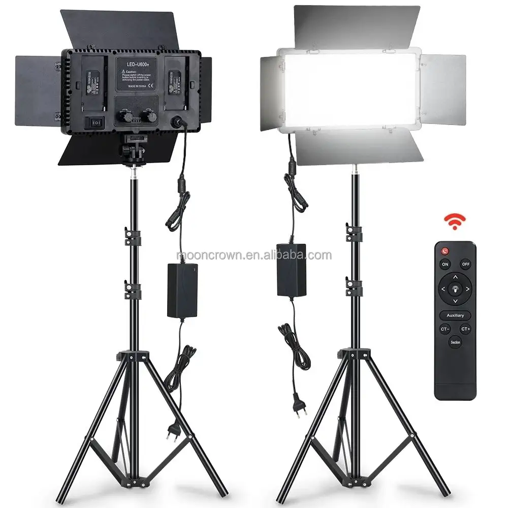 2024 New U800 LED Foto-Studiolicht 40 W 50 W tragbare Videoaufnahme-Fotografie-Panellampe für Spiel-Live-Videobeleuchtung
