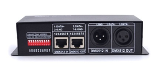 DMX512 Controller DMX Decoder Digital anzeige 12V 24V 3CH für RGB LED Strip Light