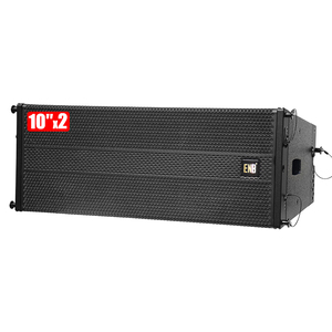 Cx210 כפול 10 אינץ 'מערך קול מערכת קול תיבת רמקול פעיל פסיבי מקצועי כפול 10 קו מערך רמקולים מערכת קול - Product Image 1