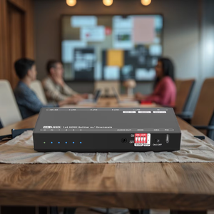 1X4 8K HD Splitter 48Gbps with Advanced EDID Management <strong>1</strong> in <strong>4</strong> Out <strong>Switcher</strong> 8K60Hz for PS5 AppleTV - Product Image 1