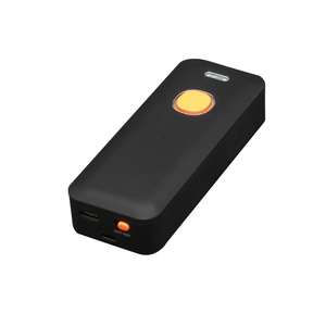 Promoção Preço <span class=keywords><strong>Mini</strong></span> 2D BT Wireless Laser Barcode Scanner Portátil Receptor USB Inventário Scanner