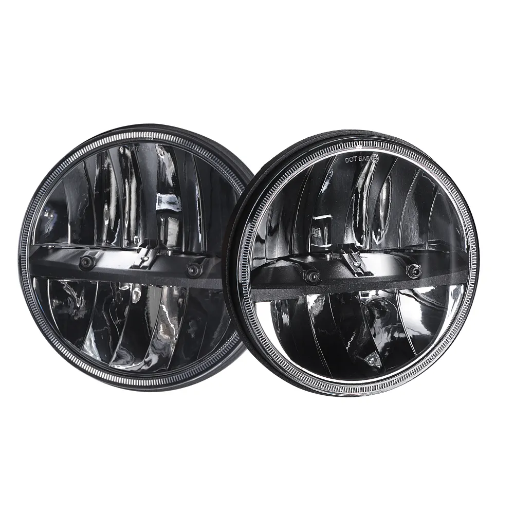 7inch đầu Đèn LED Đèn lái xe ngày Thời gian chạy đèn LED cho Jeep Harley xe máy off road Auto Đèn pha