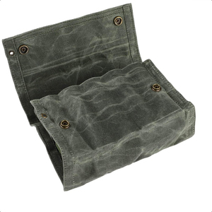 Canvas Bushcraft Spice Kit Portable Waterproof Camping Travel Spice Set Holder Spice Seasoning Bag - Product Image 2