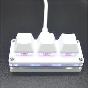 X823 Wired Mini 3-key Keypad <strong>Mechanical</strong> Gaming <strong>Keyboard</strong> 3 Key Rgb <strong>Programming</strong> <strong>Keyboard</strong> for Ios Android - Product Image 2