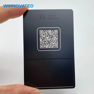 High Quality Personalized <strong>QR</strong> <strong>Code</strong> Printing RFID NFC Metal Business Card - Product Image 2
