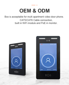 Vendita calda IP68 impermeabile TCP/IP USB WIFI riconoscimento facciale biometrico sistema di controllo accessi porta Face RFID Card villa intercom - Product Image 6