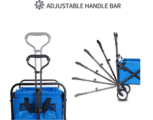 लीजर आउटडोर गार्डन कैम्पिंग बीच शॉपिंग फोल्डेबल पोर्टेबल यूटिलिटी मल्टीफंक्शनल फोल्डिंग वैगन ट्रॉली कार्ट - Product Image 2