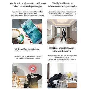 Sensor de movimiento PIR inteligente, Detector pasivo infrarrojo para casa inteligente, alarma de seguridad remota por aplicación, WiFi, P06 - Product Image 6