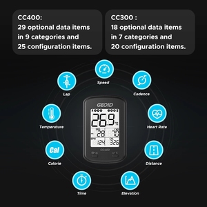 Ordenador para bicicleta con GPS, medidor de velocidad inalámbrico, resistente al agua, para strava, CC400 - Product Image 5