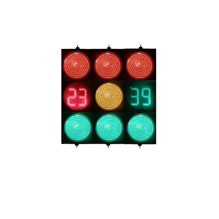 Hot sale New Design 300mm 3 Aspects Street LED Traffic Pedestrian Pavement Light with Countdown Timer