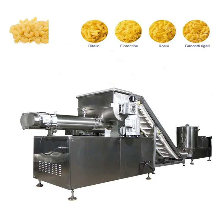 Ligne de machines à pâtes macaroni de forme différente personnalisée extrudeuse à vis unique Spaghetti Making Machine