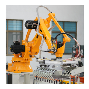 Ad alta efficienza impilamento automatico Robot pallettizer PLC sistema di controllo per sacchetti di carta di legno di plastica acciaio elettrico chimico - Product Image 6