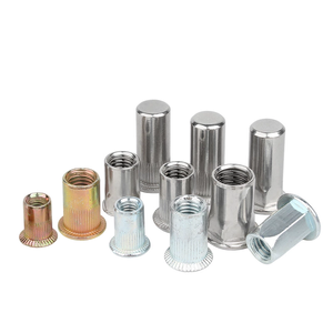 Plain Stainless Steel 304 M10 Blind Flat Round Head Vertical Knurled Rivnut Countersunk Head Half Hex <strong>Rivet</strong> <strong>Nut</strong> <strong>6mm</strong> - Product Image 3