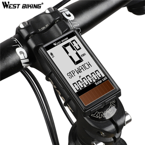 WEST BIKING Digital <strong>Wireless</strong> Exercise <strong>Cycling</strong> Bike <strong>Computer</strong> GPS Waterproof Speed Odometer Road Motorcycle Bicycle Solar <strong>Computer</strong> - Product Image 3