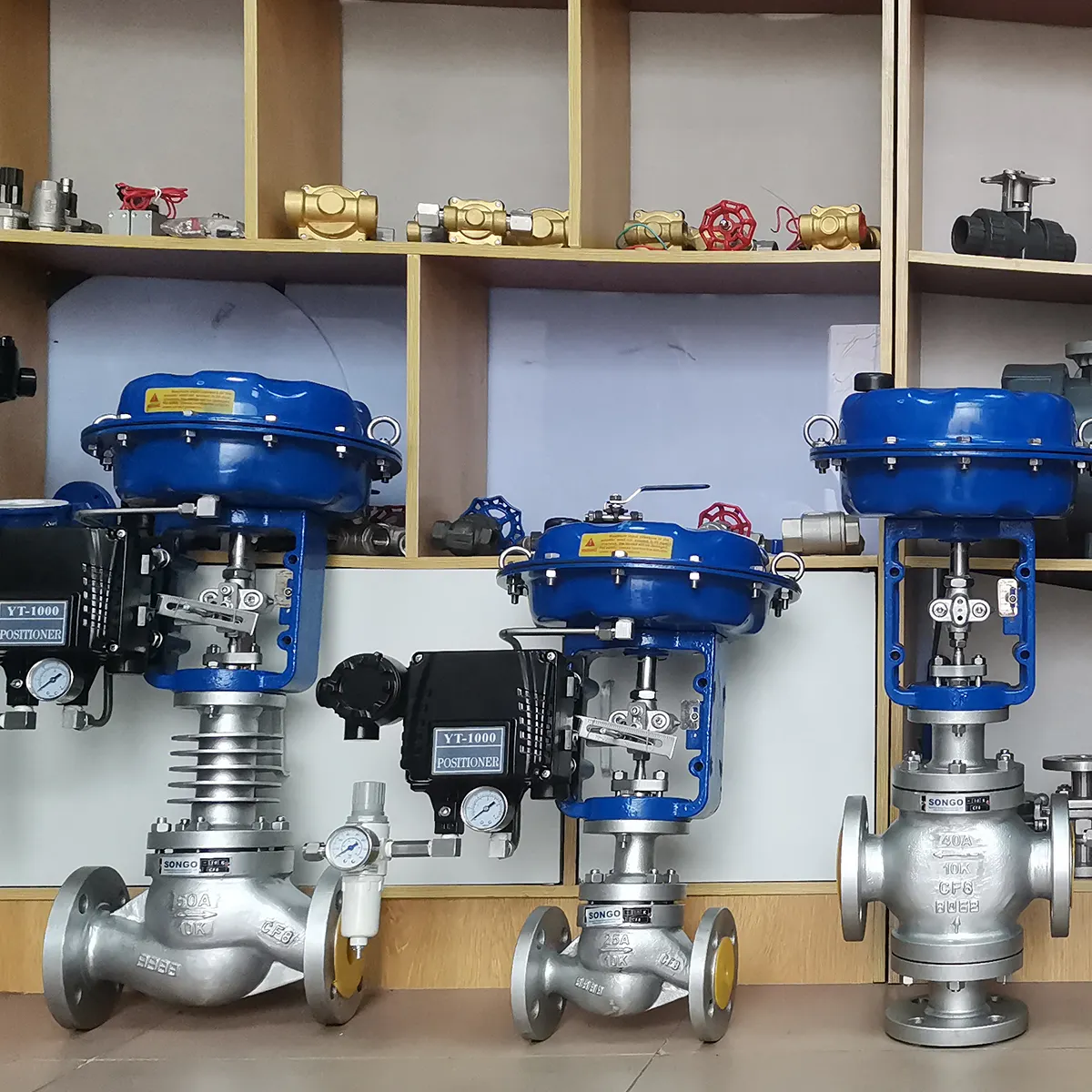 Carbon Steel Bellows Seal type Pneumatic single seated 4-20mA control valve DN125 Pneumatic Diaphragm Control flange Globe Valve