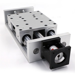 Actuador lineal CNC, riel deslizante lineal de doble eje óptico y tornillo de bola 2005 para máquina enrutadora CNC DIY