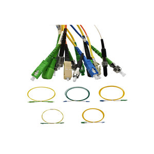 SC LC FC ST光ファイバーパッチコードSC-LCとピグテールパッチケーブルOS2 PVC/LSZHファイバージャンパーシンプレックス二重 - Product Image 1