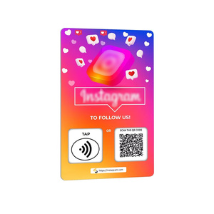 การ์ดเปล่าพลาสติกรีวิว Google 215 216 Google Review qr/nfc Ntag213 - Product Image 2