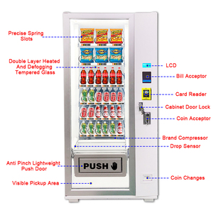 Mjaya OEM/ODMカスタマイズ36セレクションドリンクスナック飲料ビジネス自動販売機