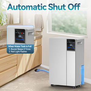 Nhà và RV 12l-16l/ngày Hướng dẫn sử dụng nguồn điện máy nén Máy hút ẩm với độ ẩm hiển thị điều khiển điện tử - Product Image 6