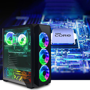 Vendita all'ingrosso per Computer da gioco Desktop per Gamer Set I7 processore GTX 1660S DDR4 32G RAM 1TB SSD RGB ventole WiFi Wi10 Pro