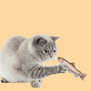 Nuevo juguete de pez de vocalización de hierba gatera para gatos - Product Image 3