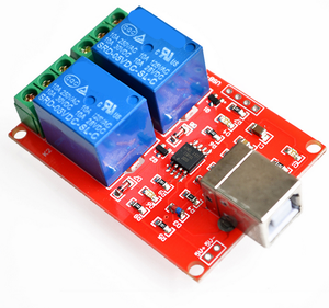 Interruptor de control USB sin unidad, módulo de relé de 2 canales, 5V, interruptor de control de ordenador, control inteligente de PC - Product Image 1