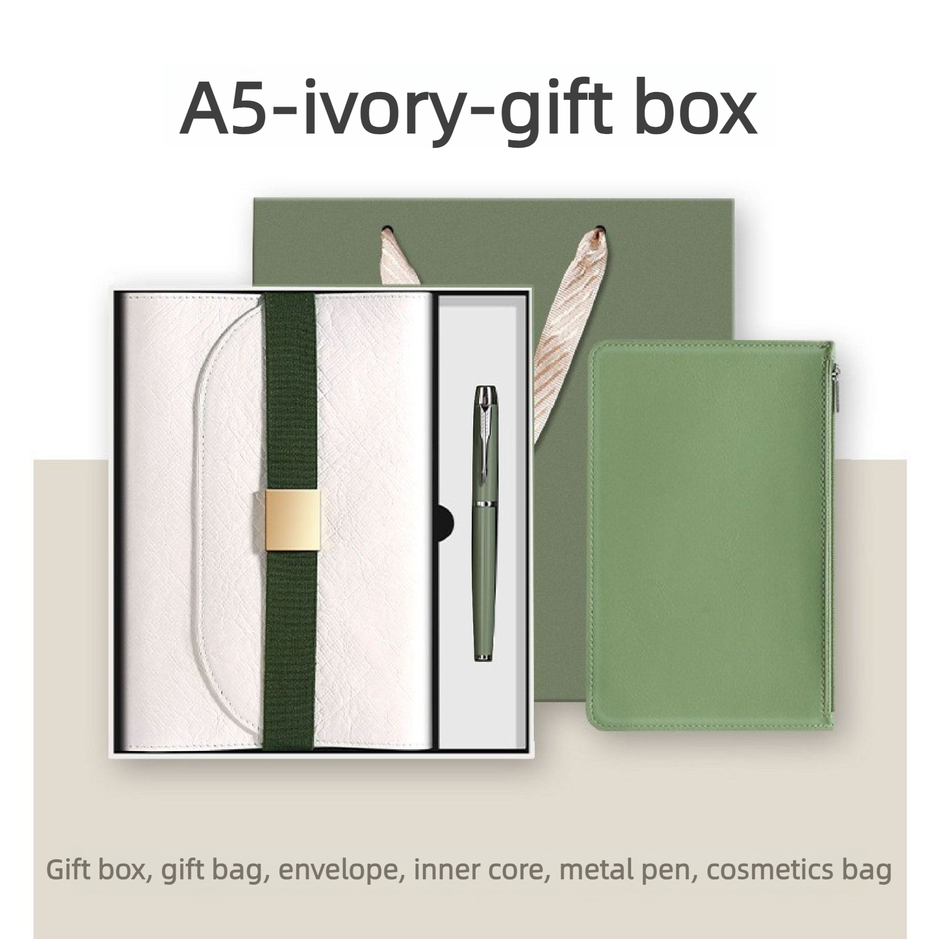Gift Box Set--Ivory White