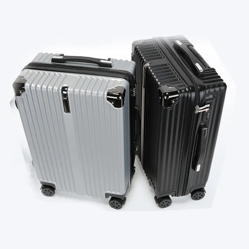 Personalizzato di alta qualità password Hard Shell Abs valigia da viaggio resistente all'usura moda studente Trolley borse bagaglio a mano