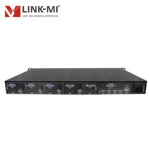 Multiviewer 4x1 Entradas HDMI/VGA/CVBS/USB Pantalla cuádruple de video HD para monitor de pantalla LCD Multiviewer HDMI 4 en 1 Salida Interruptor HDMI