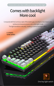 Custom Color K500 Wired <strong>Keyboard</strong> Washable Gaming Rgb Game Gamer <strong>Keyboard</strong> <strong>Computer</strong> Wired <strong>Keyboards</strong> - Product Image 6