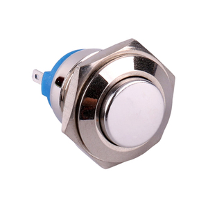 WELFNOBL 16mm Metal Push Button Switch 2 Pins No Light Momentary Waterproof Switch Self-latching Power Button Push Button - Product Image 5