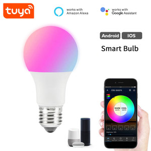 AC200-240V E27 9W RGBW หลอดไฟ LED หรี่แสงได้พร้อม PST-JL04-220V ควบคุมแอปสมาร์ทไลฟ์ - Product Image 4