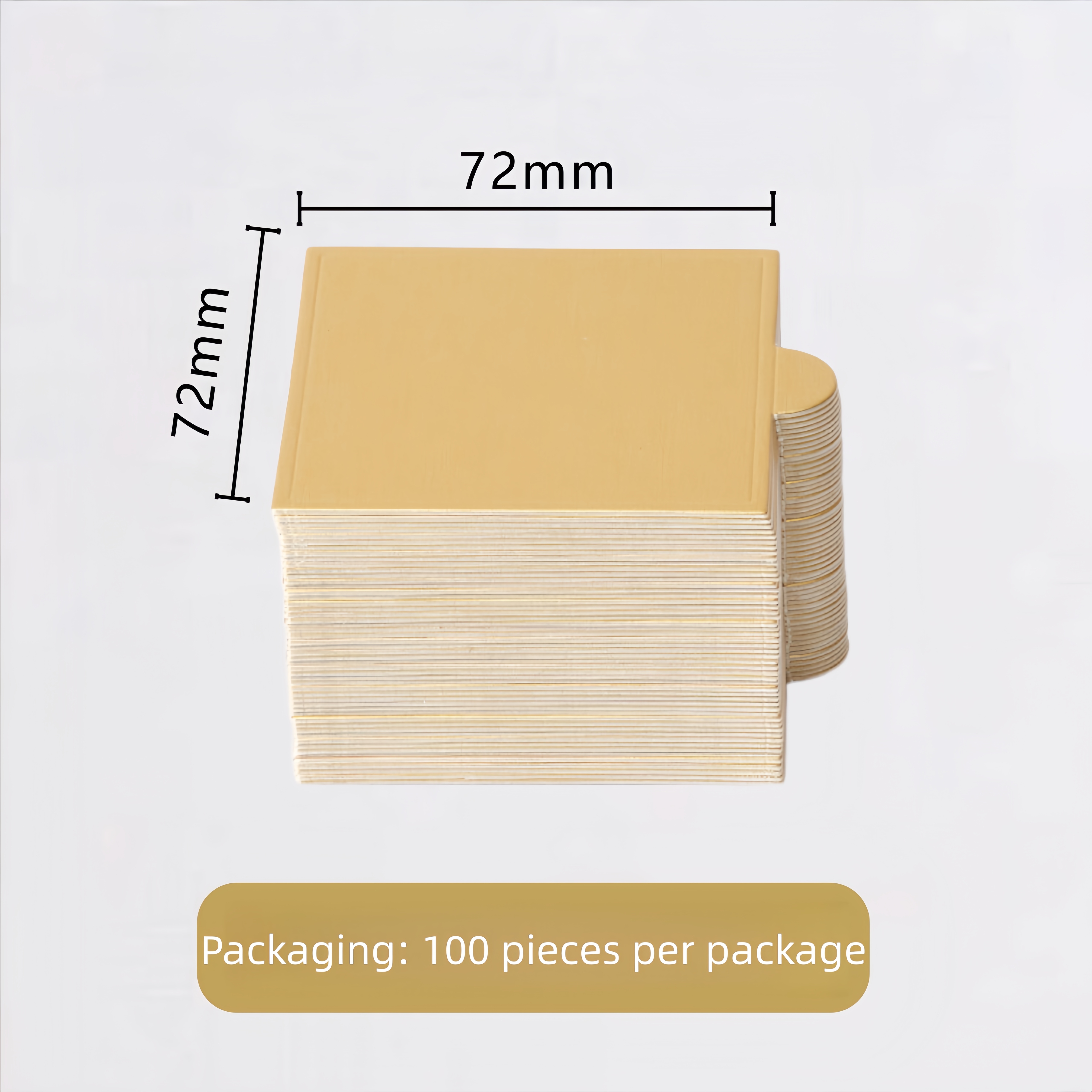 Small square: 72*72mm