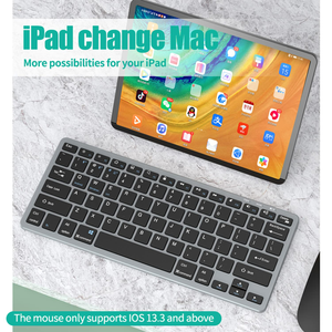 Combinación de teclado y ratón inalámbricos Bluetooth de 2,4G, combinación de ratón y teclado ultradelgado multidispositivo con 12 teclas de acceso rápido para Windows - Product Image 6
