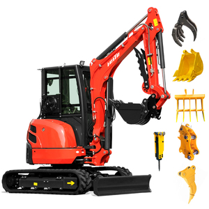 3.5t ekskavatör Euro 5 hidrolik kazıcı ucuz Ce Epa Euro 5 fabrika verilen 2 Ton küçük paletli Mini kompakt ekskavatör - Product Image 6