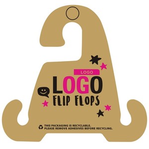 Bosirui Custom Logo Doek Sok Hanger Multifunctionele Garderobe Toepasbare Papieren Haak Kraft Papier Hangers Kartonnen Display Haken - Product Image 1