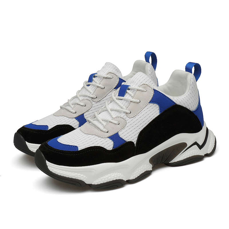 black and white blue