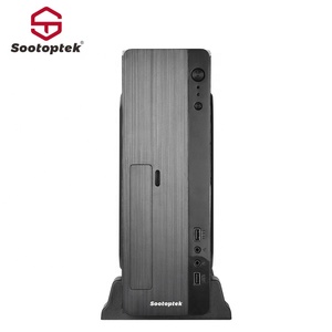 M12sootoptekミッドタワーPCコンピューターケーススリムマイクロATXPCデスクトップケース - Product Image 2