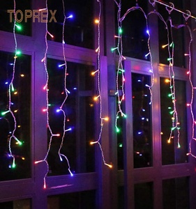 TOPREX DECOR Outdoor <strong>DMX</strong> Programmable <strong>Led</strong> Seven Color Sync <strong>Digital</strong> Smart Rbg Curtain Fishing Net <strong>String</strong> fairy Light - Product Image 4