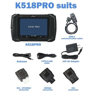 Lonsdor K518 PRO Configuración completa Versión global Programador clave todo en uno con 2 años de tiempo de actualización gratuito