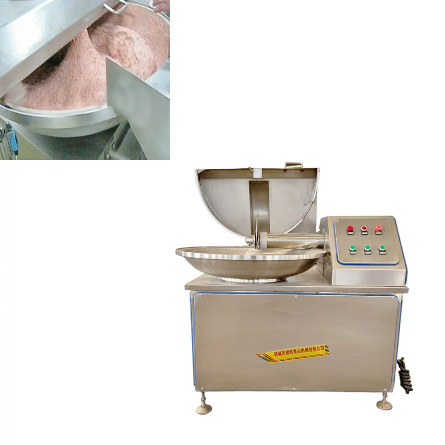 Commercial Factory Price meat bowl cutter machine chicken mince meat chopping and mixing machine