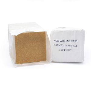 7.5x7.5 cm emici, yumuşak ve nefes 4 kat olmayan steril olmayan dokuma kompres temizleme bezi - Product Image 6
