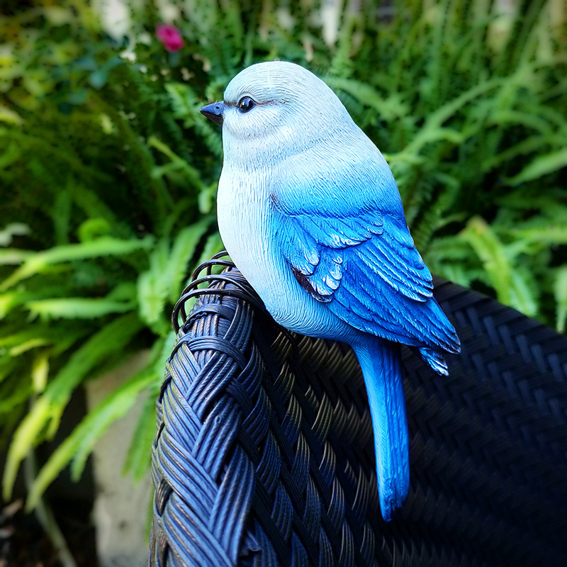 Oiseau bleu à suspendre soi-même